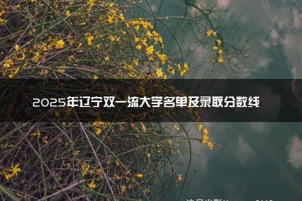 2025年辽宁双一流大学名单及录取分数线 全国排名第几
