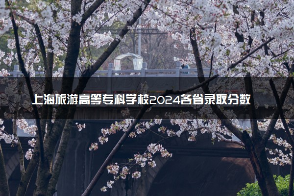 上海旅游高等专科学校2024各省录取分数线及最低位次是多少