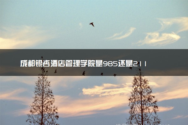成都银杏酒店管理学院是985还是211 含金量怎么样
