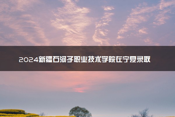 2024新疆石河子职业技术学院在宁夏录取分数线 各专业分数及位次