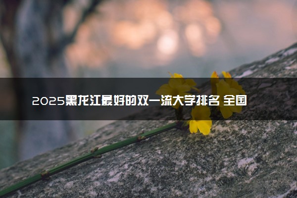2025黑龙江最好的双一流大学排名 全国第几名
