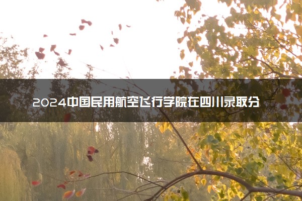 2024中国民用航空飞行学院在四川录取分数线 各专业分数及位次