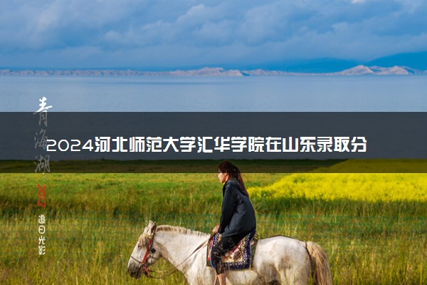 2024河北师范大学汇华学院在山东录取分数线 各专业分数及位次