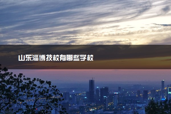 山东淄博技校有哪些学校