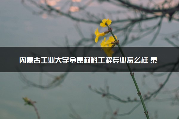 内蒙古工业大学金属材料工程专业怎么样 录取分数线多少