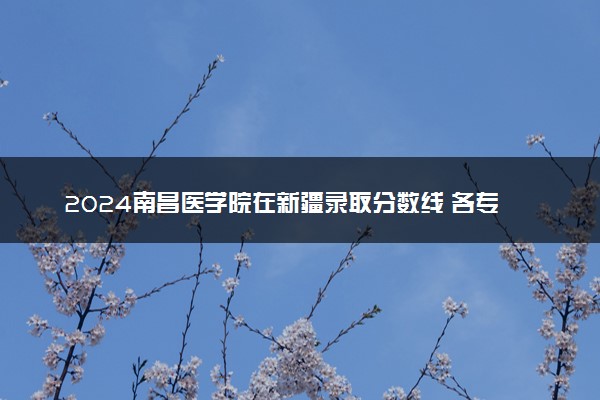2024南昌医学院在新疆录取分数线 各专业分数及位次