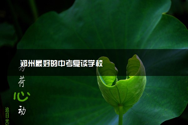 郑州最好的中考复读学校