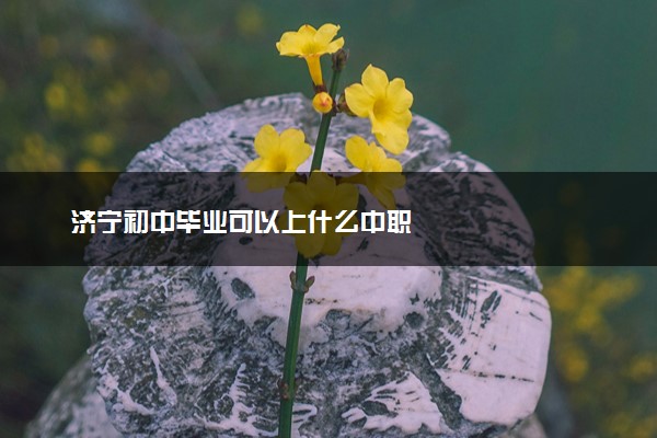 济宁初中毕业可以上什么中职