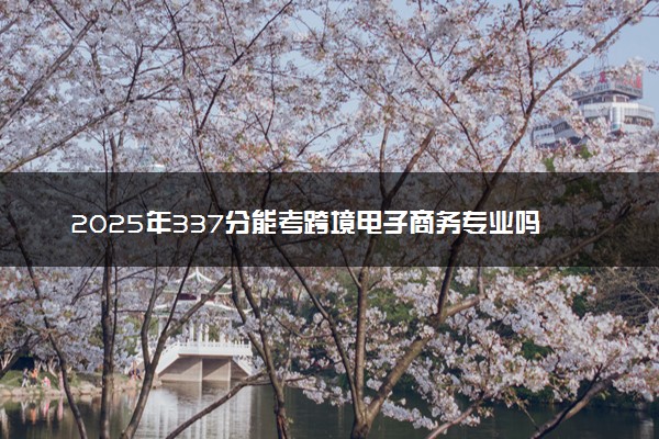 2025年337分能考跨境电子商务专业吗 337分跨境电子商务专业大学推荐