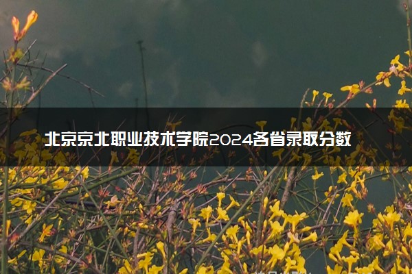 北京京北职业技术学院2024各省录取分数线及最低位次是多少