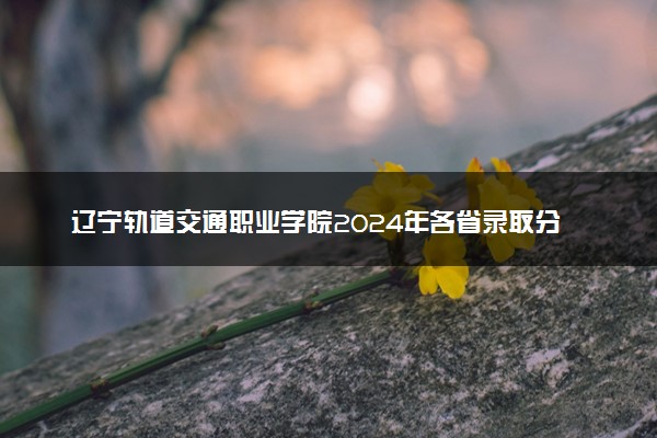 辽宁轨道交通职业学院2024年各省录取分数线 多少分能考上