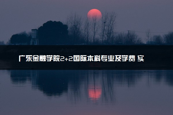 广东金融学院2+2国际本科专业及学费 实力怎么样