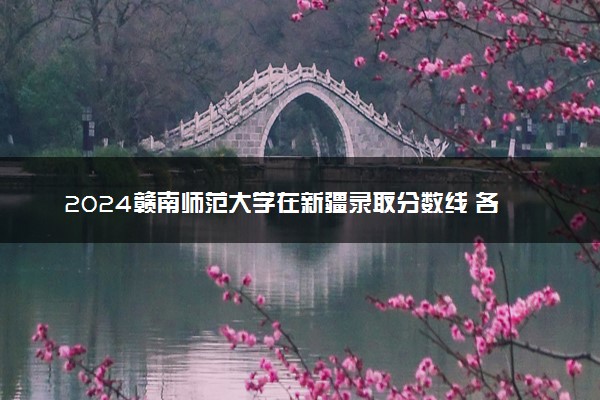 2024赣南师范大学在新疆录取分数线 各专业分数及位次