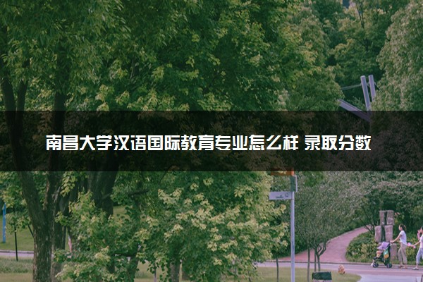 南昌大学汉语国际教育专业怎么样 录取分数线多少