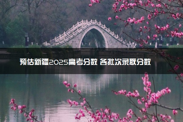 预估新疆2025高考分数 各批次录取分数线预测多少分