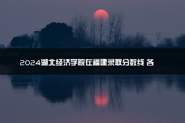 2024湖北经济学院在福建录取分数线 各专业分数及位次
