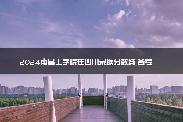 2024南昌工学院在四川录取分数线 各专业分数及位次
