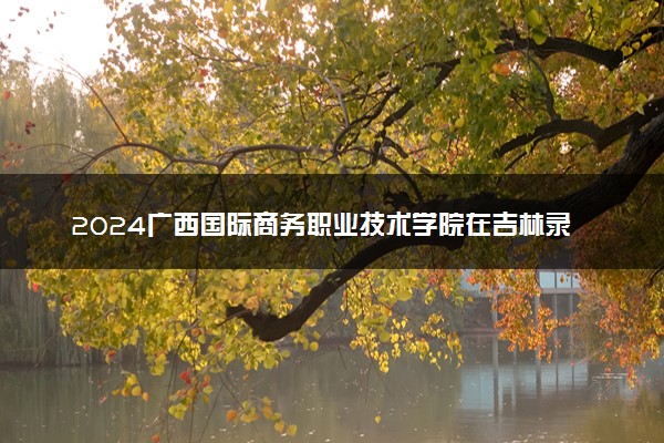 2024广西国际商务职业技术学院在吉林录取分数线 各专业分数及位次