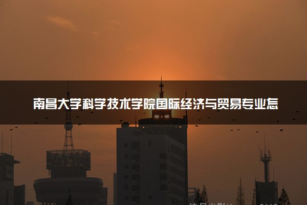 南昌大学科学技术学院国际经济与贸易专业怎么样 录取分数线多少
