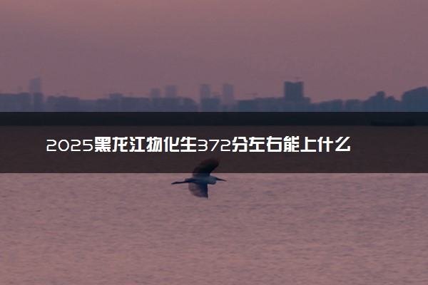 2025黑龙江物化生372分左右能上什么大学 可以报考的院校名单
