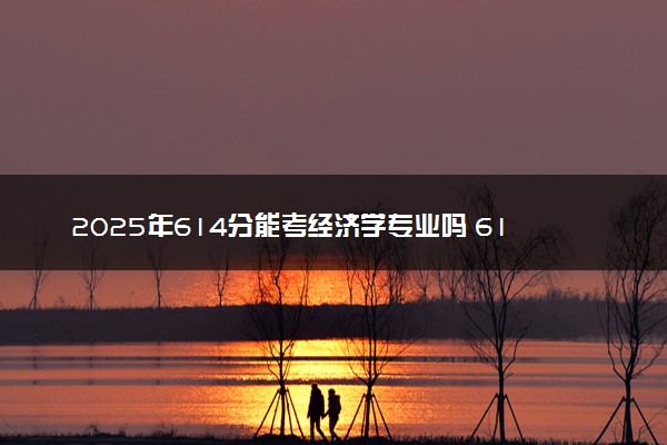 2025年614分能考经济学专业吗 614分经济学专业大学推荐