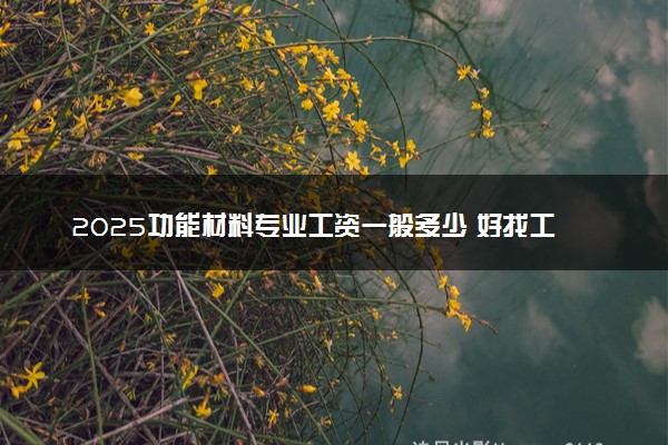 2025功能材料专业工资一般多少 好找工作吗