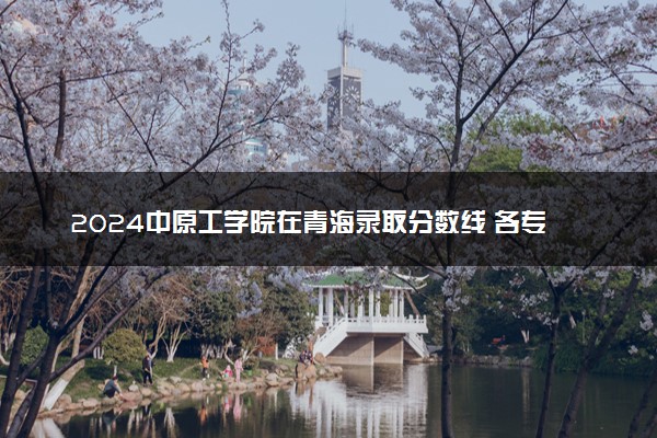 2024中原工学院在青海录取分数线 各专业分数及位次
