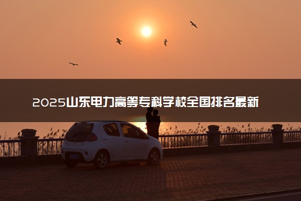 2025山东电力高等专科学校全国排名最新 录取分数线是多少