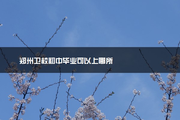 郑州卫校初中毕业可以上哪所