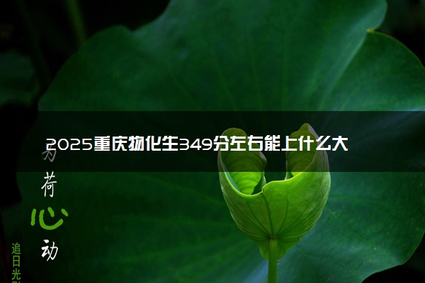 2025重庆物化生349分左右能上什么大学 可以报考的院校名单