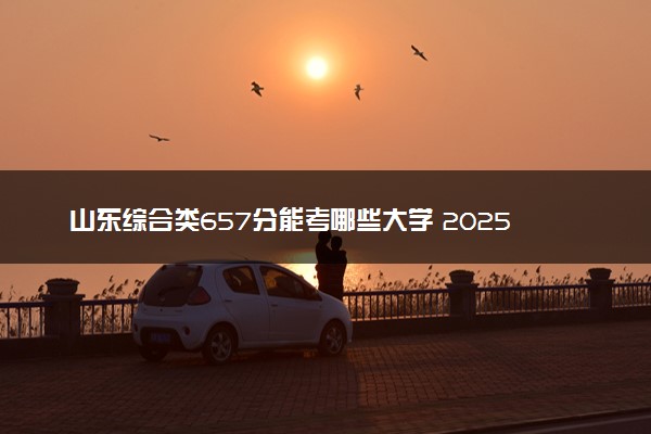 山东综合类657分能考哪些大学 2025考生稳上的大学名单