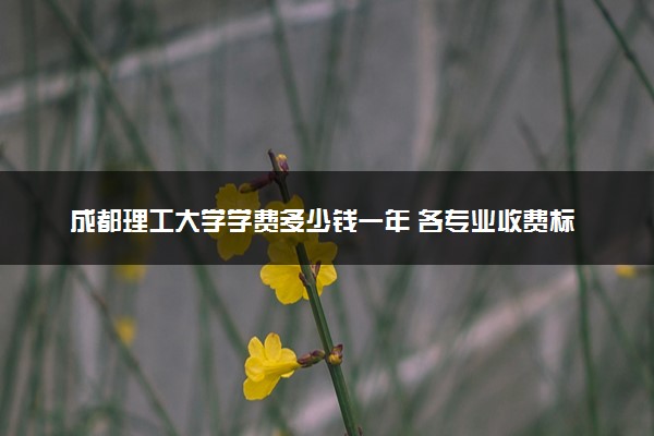 成都理工大学学费多少钱一年 各专业收费标准（2025年参考）