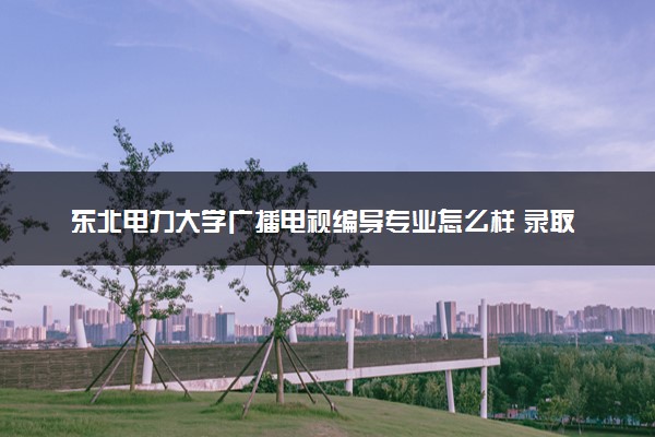 东北电力大学广播电视编导专业怎么样 录取分数线多少