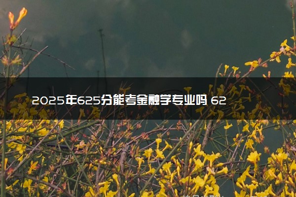 2025年625分能考金融学专业吗 625分金融学专业大学推荐