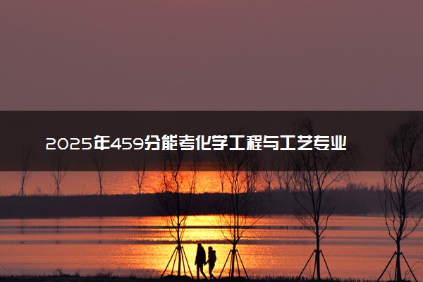 2025年459分能考化学工程与工艺专业吗 459分化学工程与工艺专业大学推荐