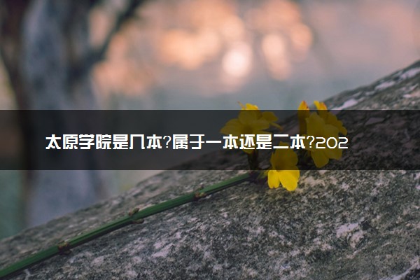 太原学院是几本？属于一本还是二本？2025年分数线预测及报考建议