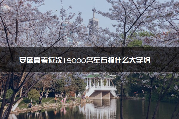 安徽高考位次19000名左右报什么大学好（2025年参考）
