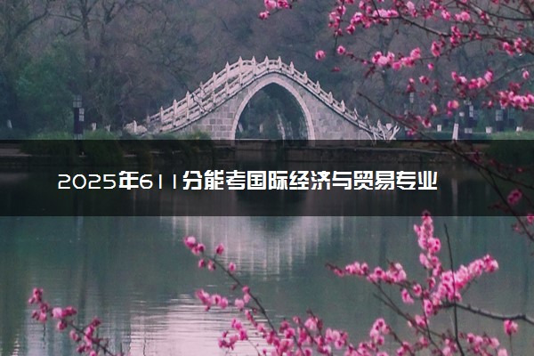 2025年611分能考国际经济与贸易专业吗 611分国际经济与贸易专业大学推荐