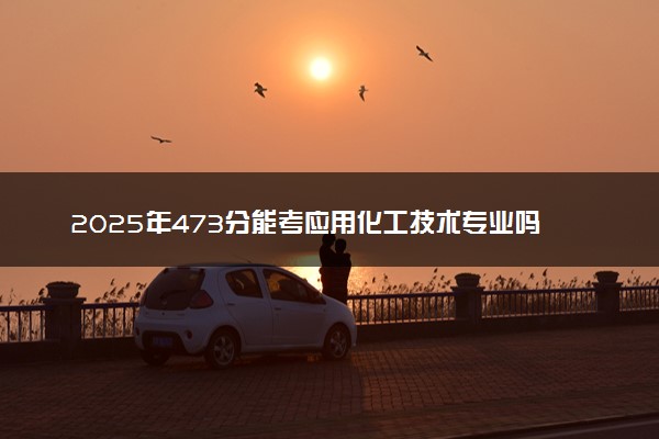 2025年473分能考应用化工技术专业吗 473分应用化工技术专业大学推荐