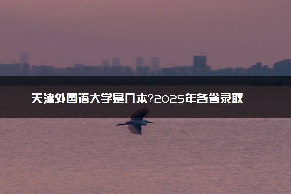 天津外国语大学是几本？2025年各省录取分数线预测及报考建议