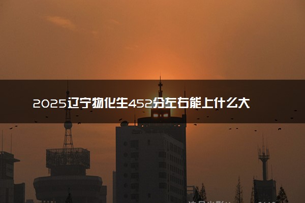 2025辽宁物化生452分左右能上什么大学 可以报考的院校名单