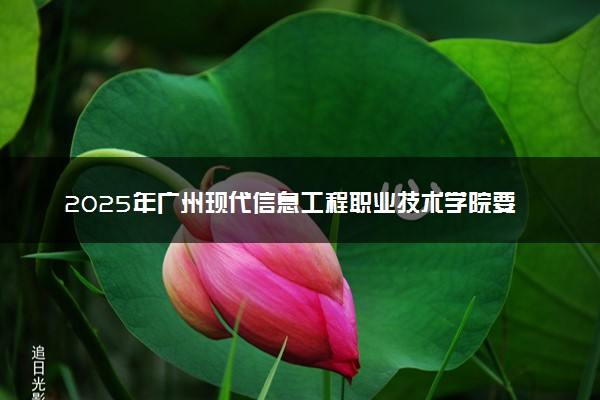 2025年广州现代信息工程职业技术学院要考多少分才能上？历年录取分数线及报考指南（含预测）