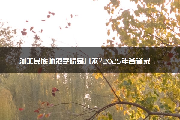 河北民族师范学院是几本？2025年各省录取分数线预测及报考建议