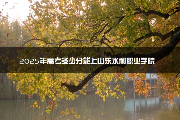 2025年高考多少分能上山东水利职业学院？预测各省份录取分数线（附2024年数据及报考指南）