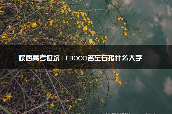 陕西高考位次113000名左右报什么大学好（2025年参考）