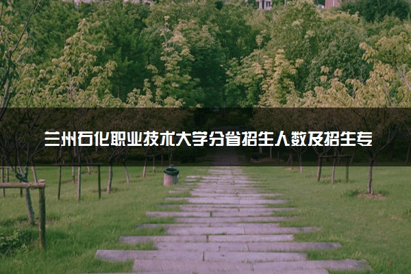 兰州石化职业技术大学分省招生人数及招生专业2025年招生计划参考