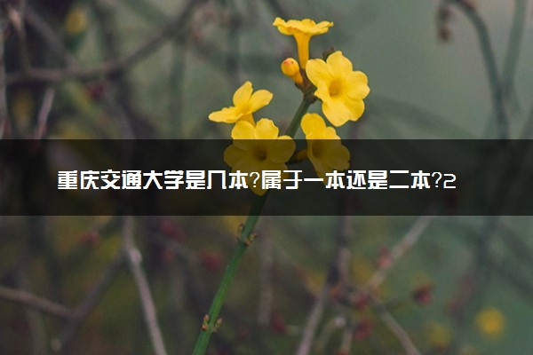 重庆交通大学是几本？属于一本还是二本？2025年分数线预测及报考建议