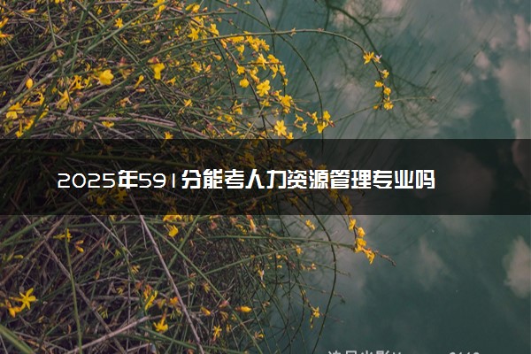 2025年591分能考人力资源管理专业吗 591分人力资源管理专业大学推荐