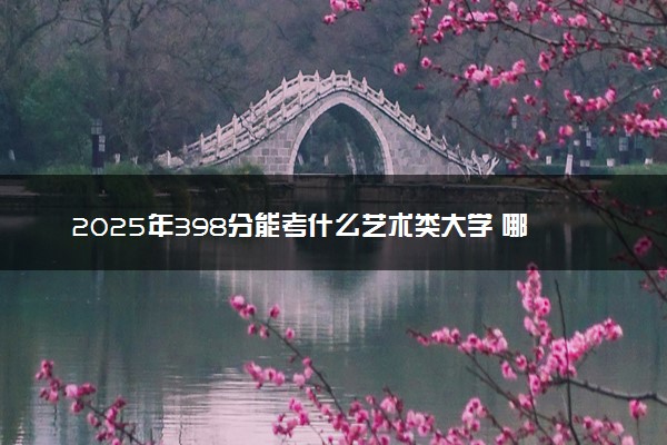 2025年398分能考什么艺术类大学 哪些大学值得报