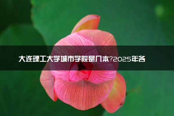 大连理工大学城市学院是几本？2025年各省录取分数线预测及报考建议